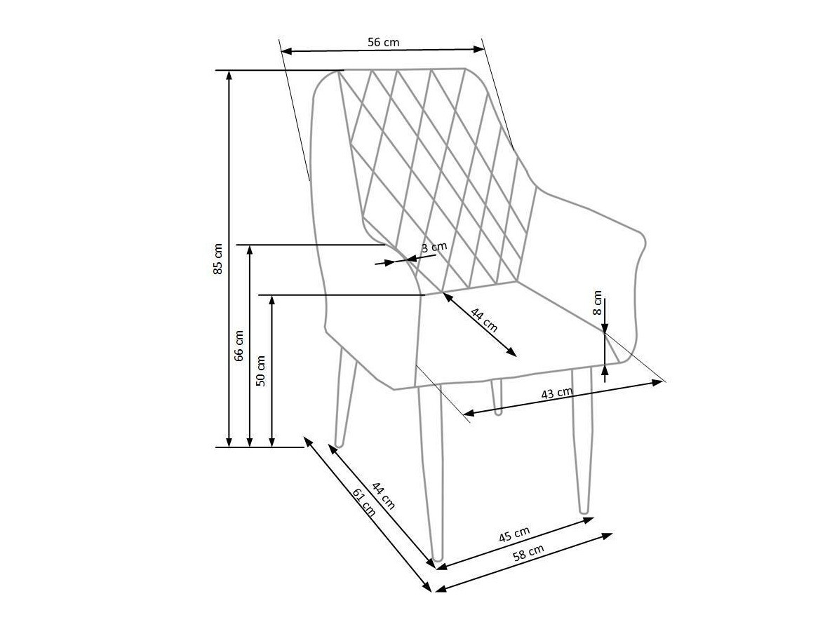 Sedia Houston 579 (Beige)