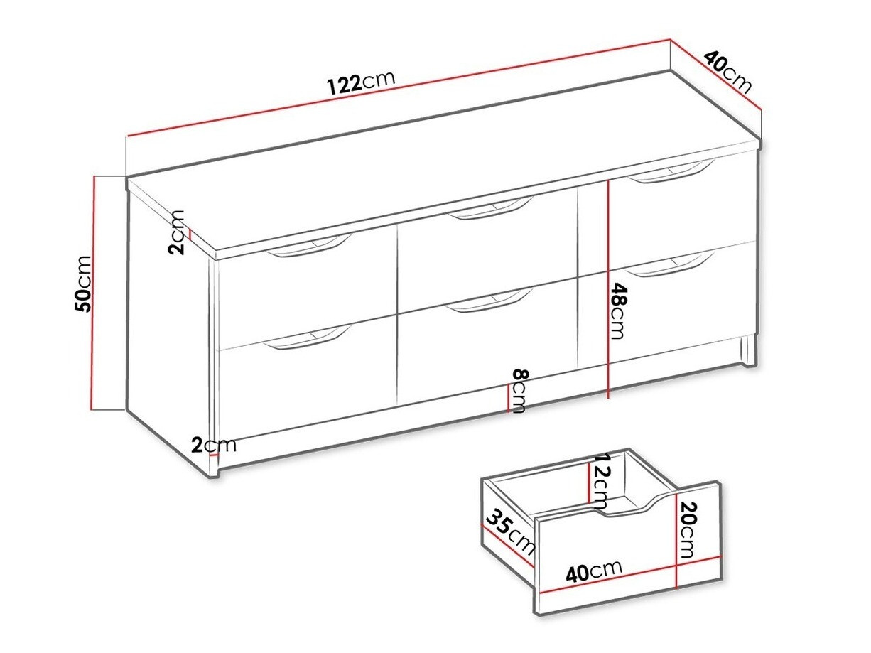 Cassettiera Bristol 157
