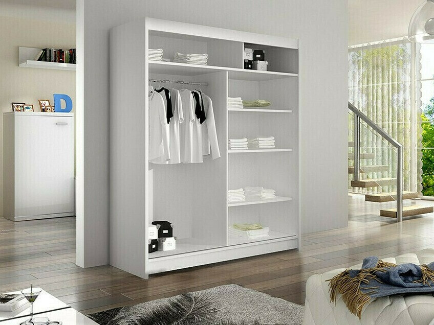 Armadio Closico Vastor II (Bianco + Rovere Artisan)
