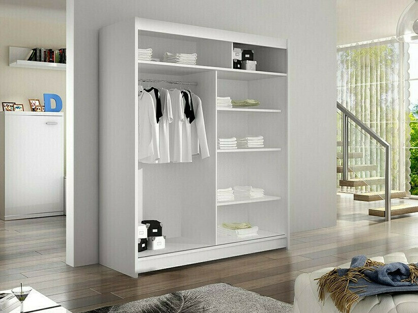 Armadio Closico Vastor II (Bianco + Rovere Artisan)