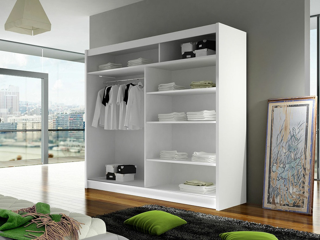 Armadio Closico Cavaris II (Bianco + Rovere Artisan)