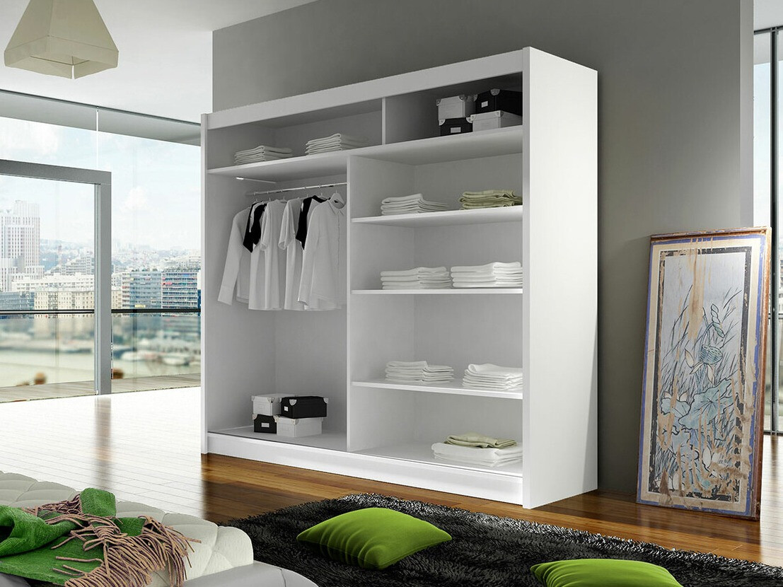 Armadio Closico Cavaris III (Bianco + Rovere Artisan)