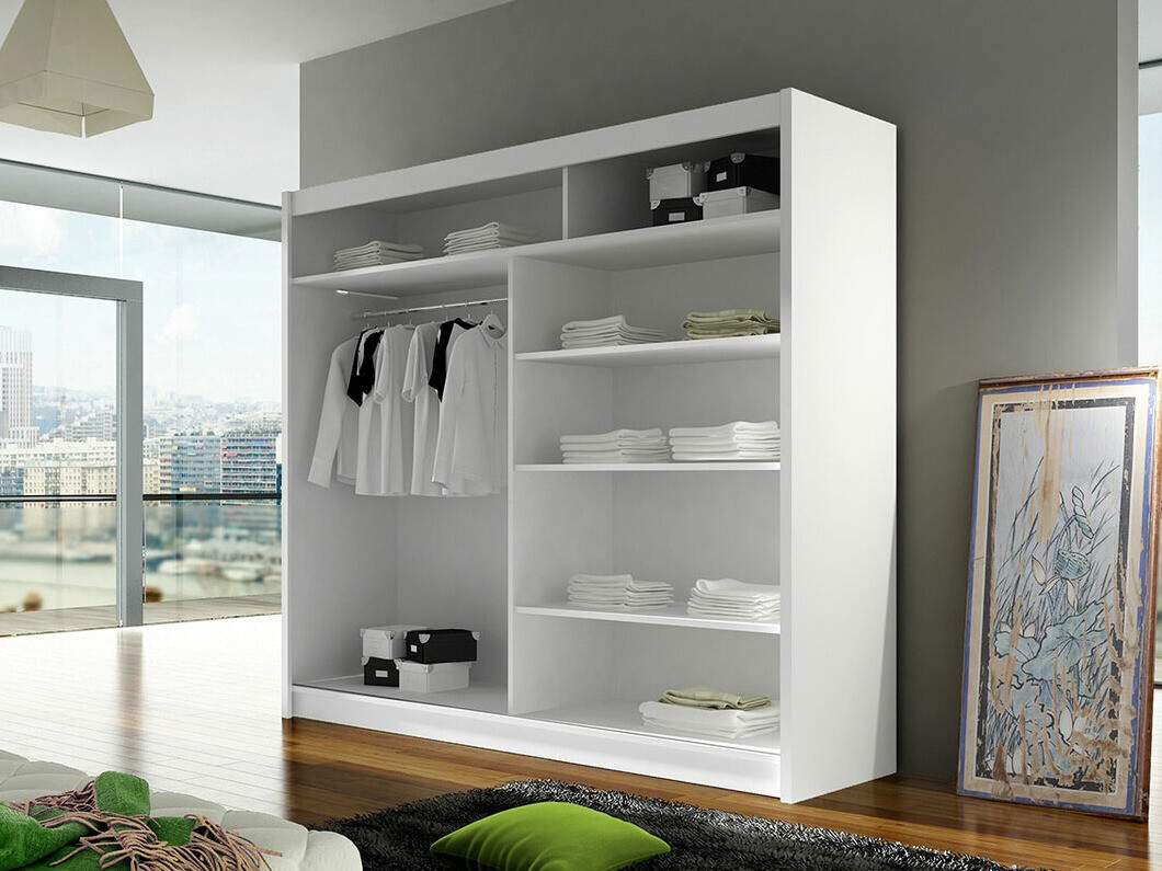 Armadio Closico Cavaris III (Nero + Rovere Artisan)