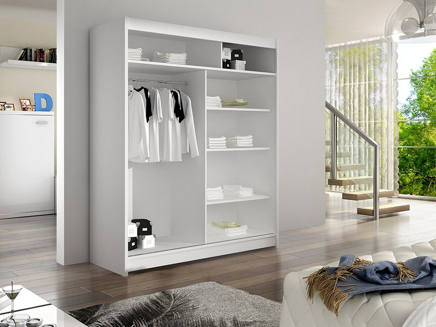 Armadio Closico Vastor III (Nero + Rovere Artisan)