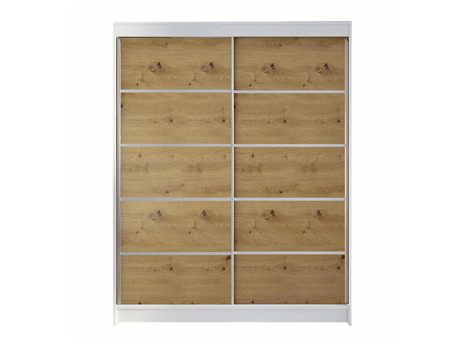 Armadio Closico Vastor IV (Bianco + Rovere Artisan)