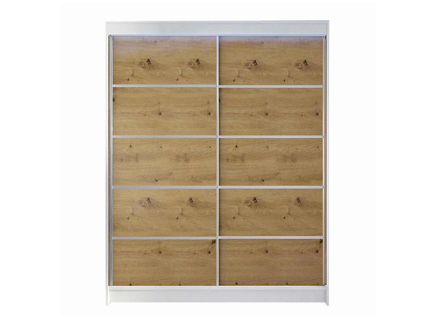 Armadio Closico Vastor IV (Bianco + Rovere Artisan)