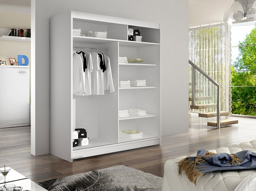 Armadio Closico Vastor IV (Bianco + Rovere Artisan)
