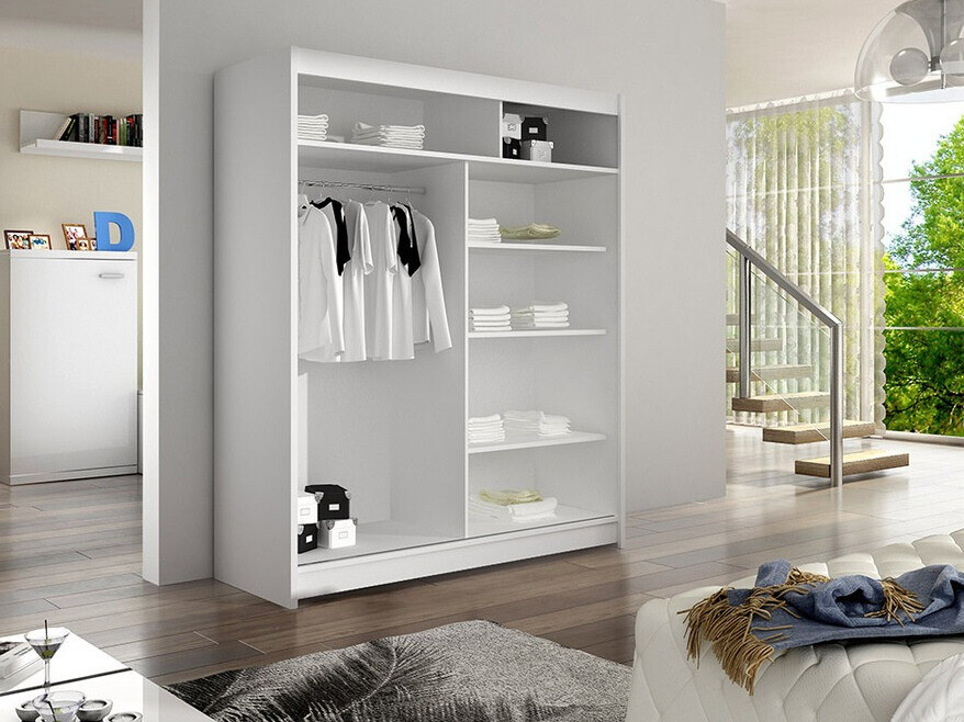 Armadio Closico Vastor IV (Nero + Rovere Artisan)