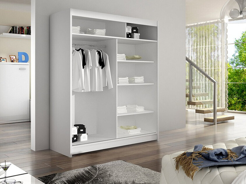 Armadio Closico Vastor V (Bianco + Rovere Artisan)