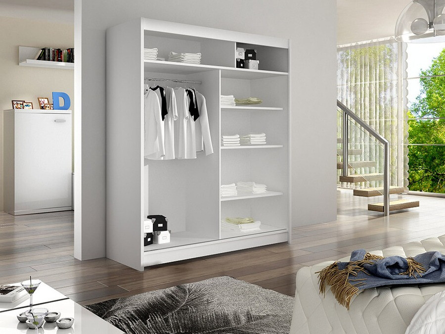 Armadio Closico Vastor V (Bianco + Rovere Artisan)