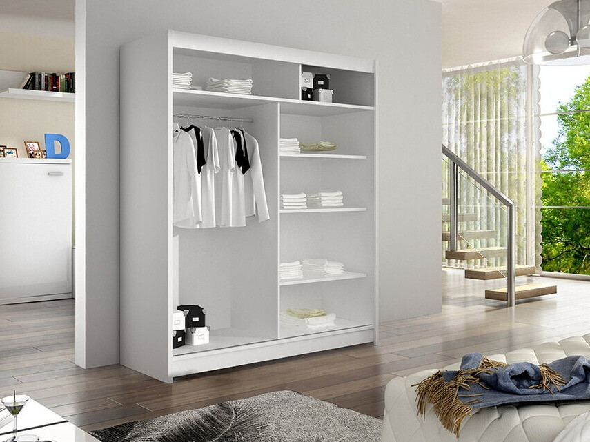 Armadio Closico Vastor V (Nero + Rovere Artisan)