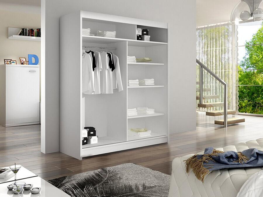 Armadio Closico Vastor V (Nero + Rovere Artisan)