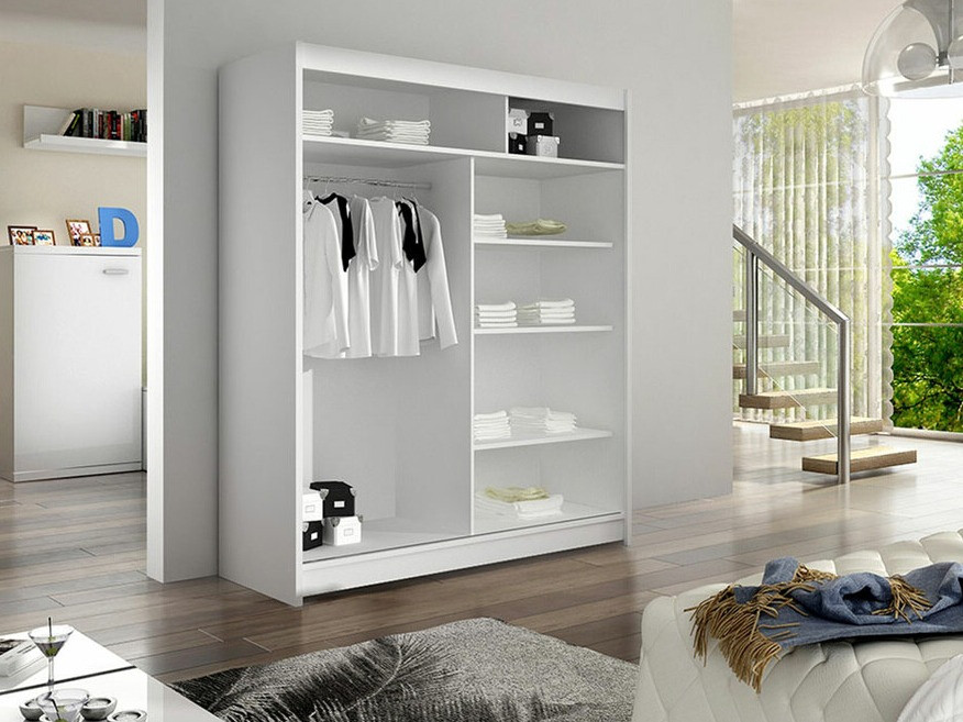 Armadio Closico 148 (Nero + Rovere Artisan)