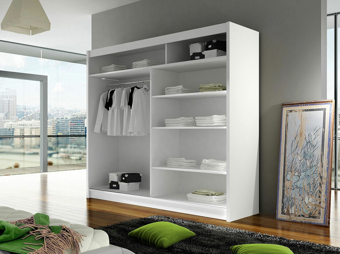 Armadio Closico Cavaris IV (Nero + Rovere Artisan)