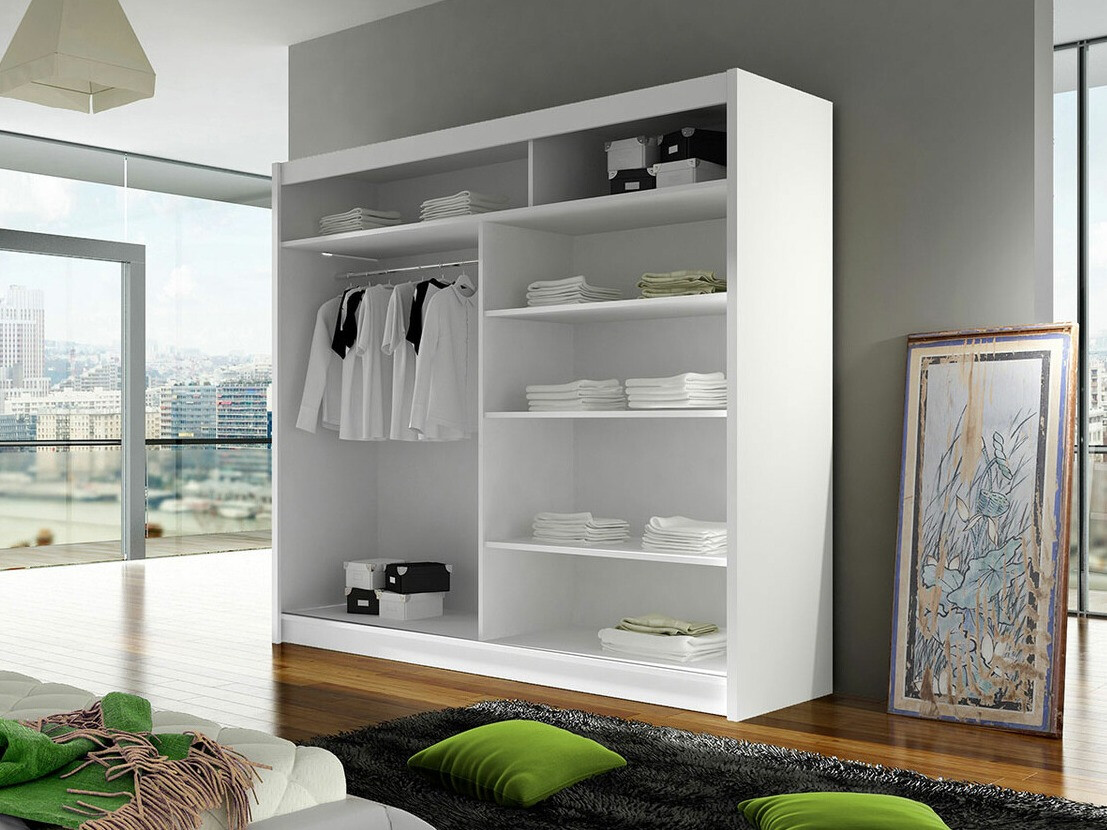 Armadio Closico Cavaris IV (Nero + Rovere Artisan)