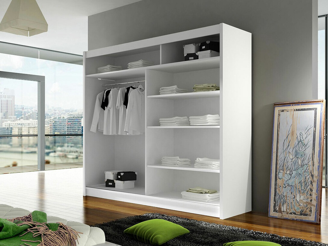 Armadio Closico Cavaris V (Bianco + Rovere Artisan)