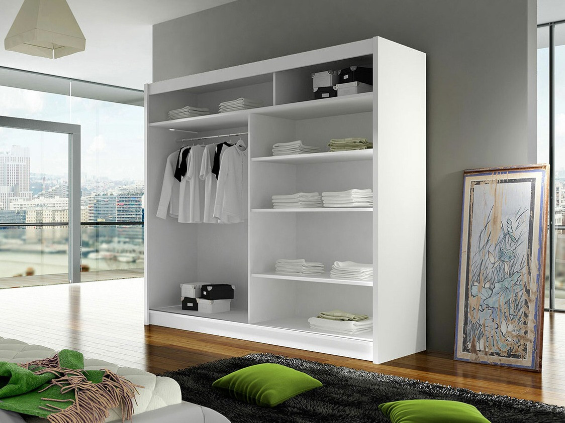 Armadio Closico Cavaris V (Nero + Rovere Artisan)