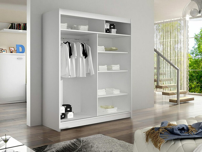 Armadio Closico Salvor I (Bianco + Rovere Artisan)