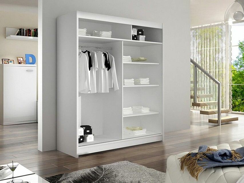 Armadio Closico Salvor III (Bianco + Rovere Artisan)