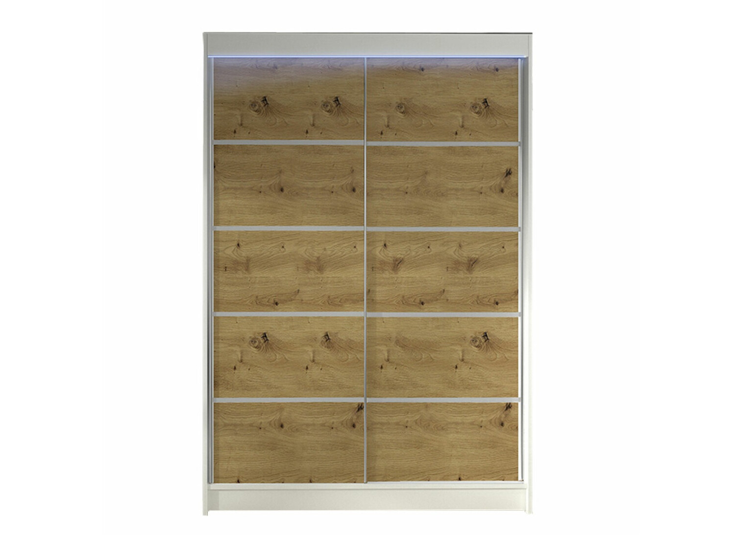 Armadio Closico Salvor IV (Bianco + Rovere Artisan)