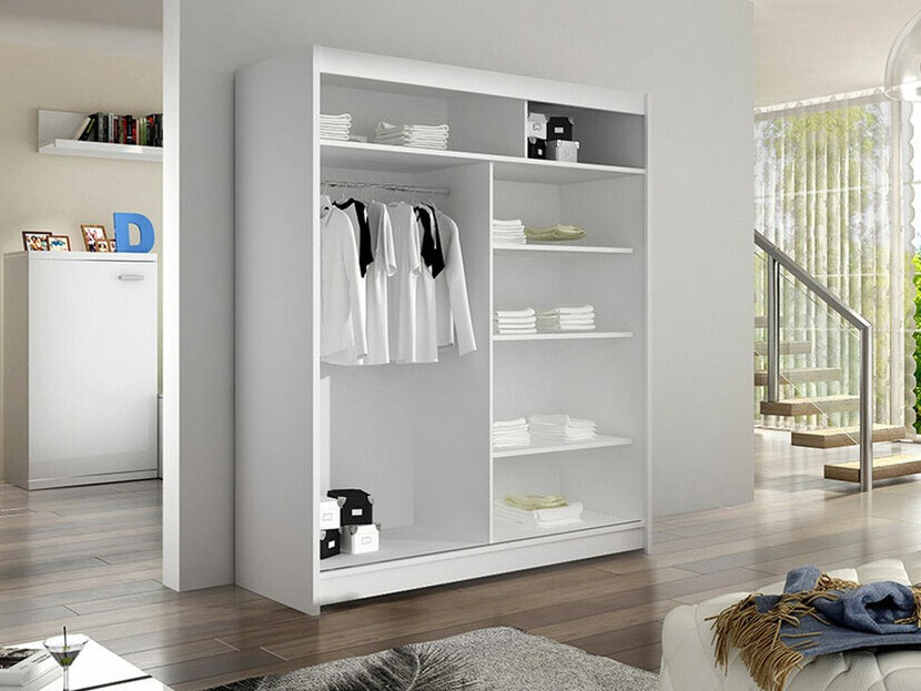 Armadio Closico Salvor IV (Nero + Rovere Artisan)