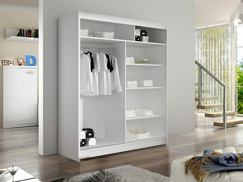 Armadio Closico Salvor IV (Nero + Rovere Artisan)