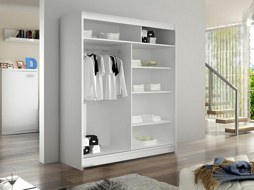 Armadio Closico Salvor V (Bianco + Rovere Artisan)