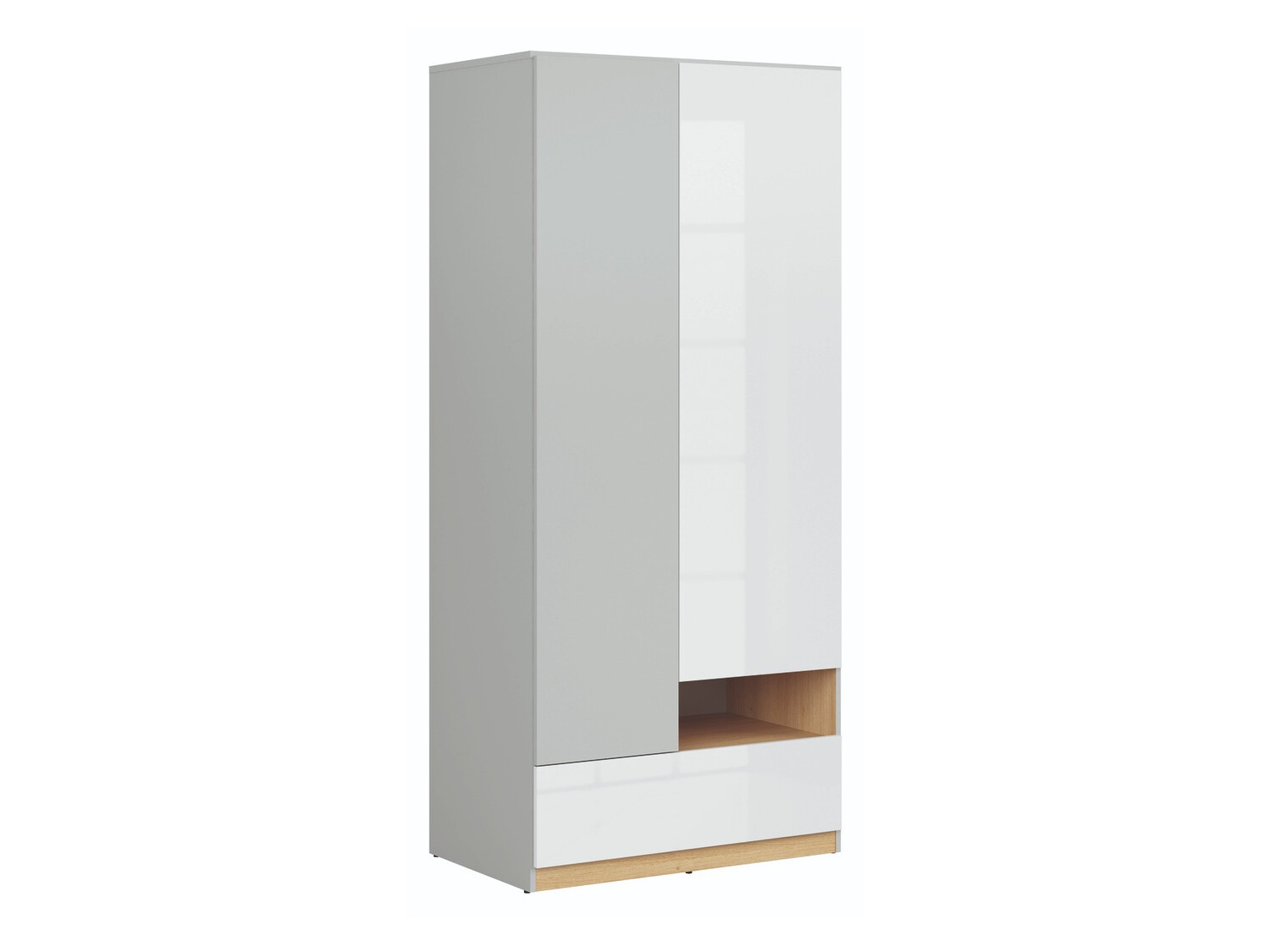 Armadio Nuevaru 110 (Bianco lucido)