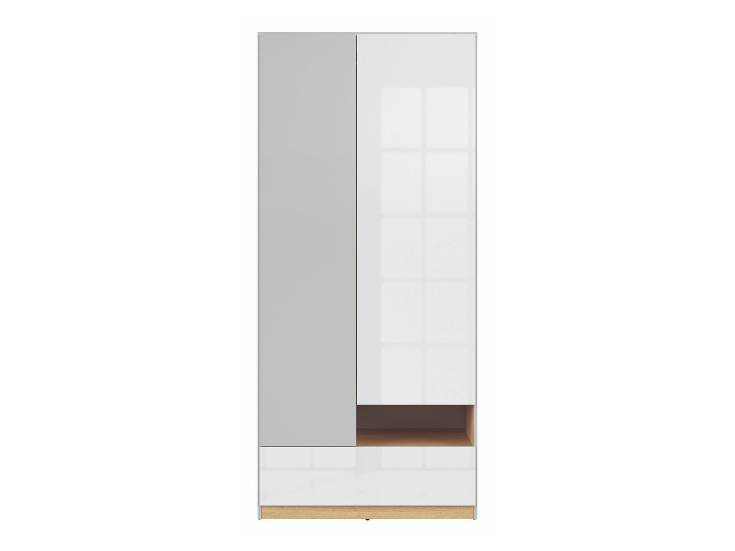 Armadio Nuevaru 110 (Bianco lucido)