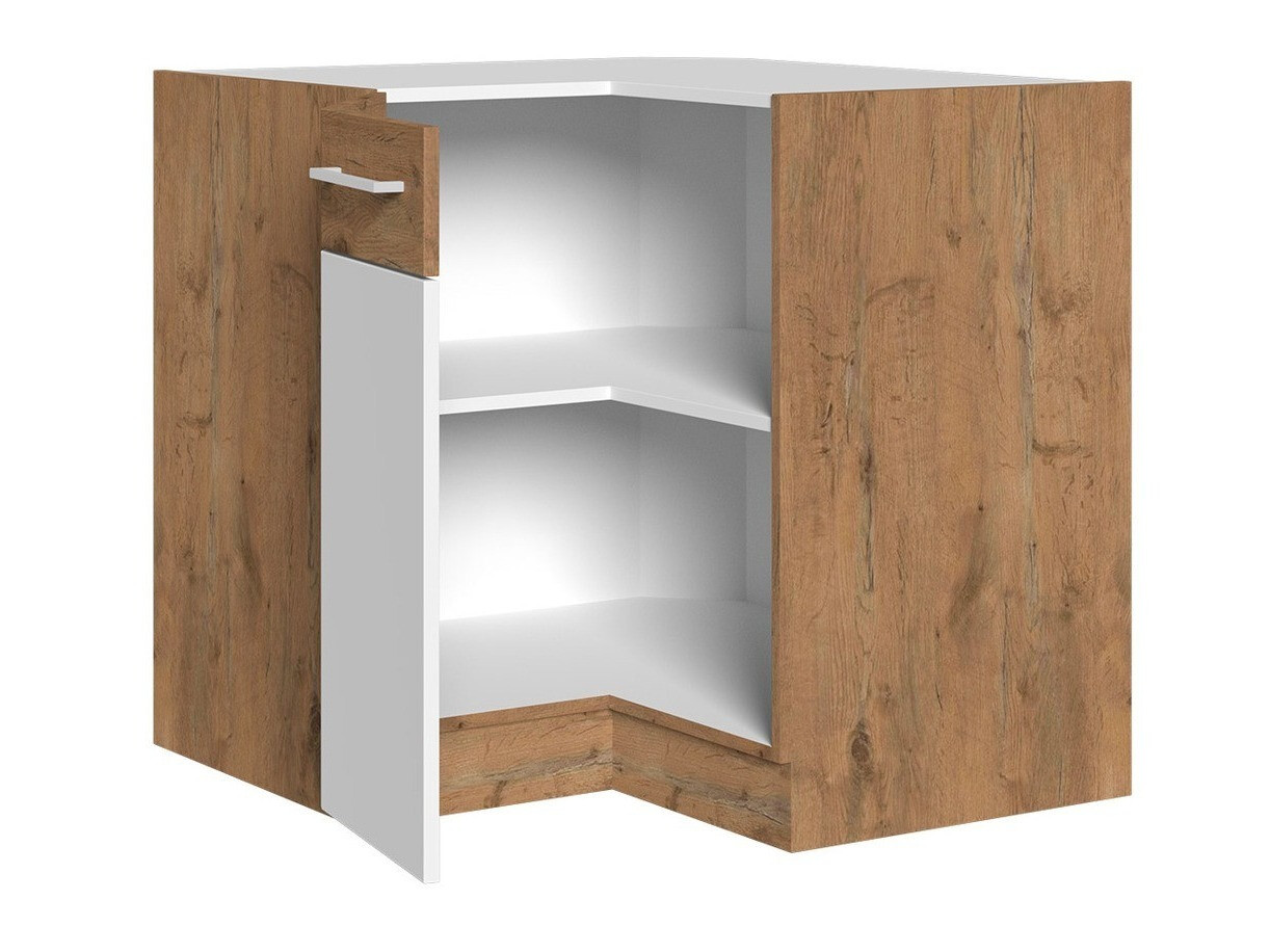 Mobile ad angolo componibile Wood White 128