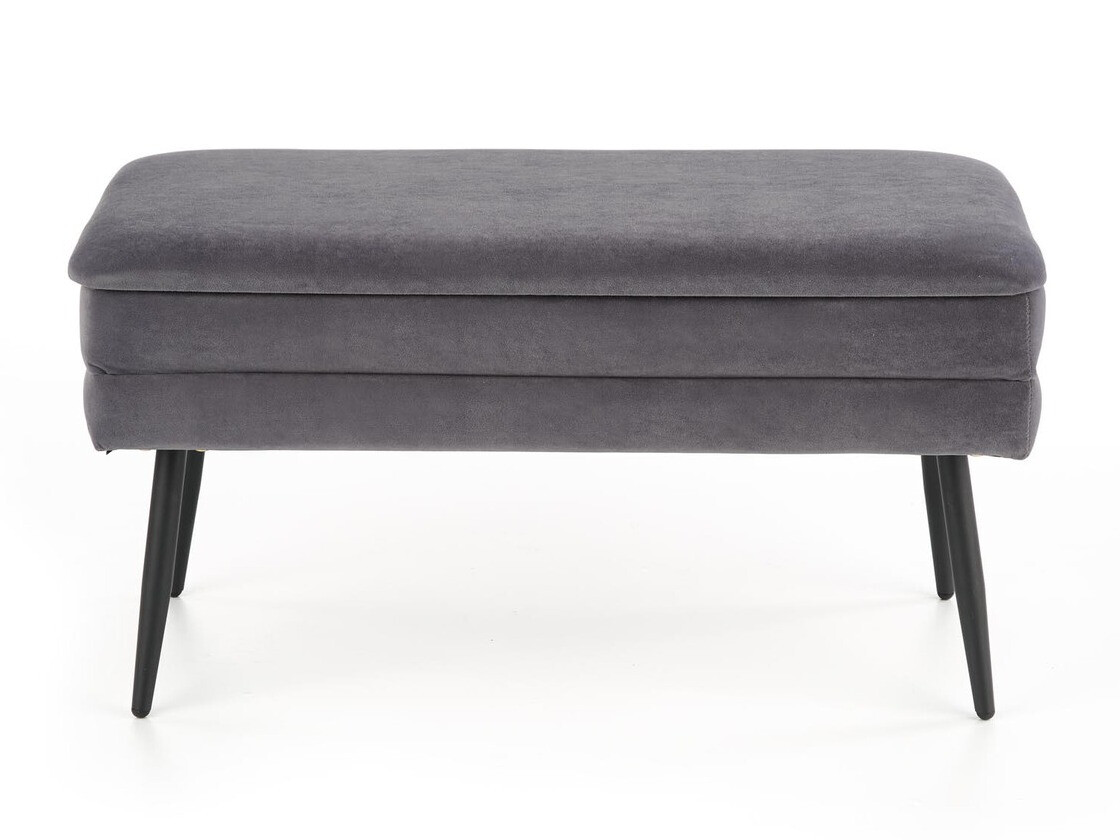 Panca imbottita Houston 1255 (Grigio + Nero)