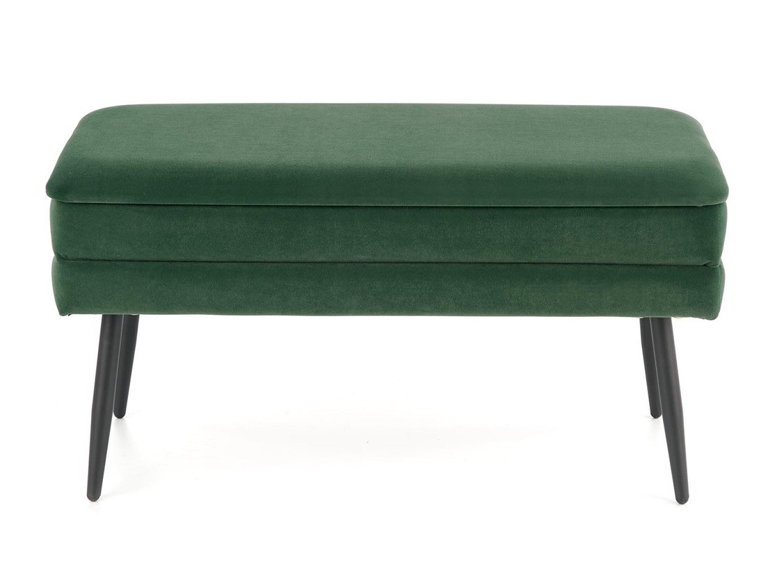 Panca imbottita Houston 1255 (Verde scuro + Nero)