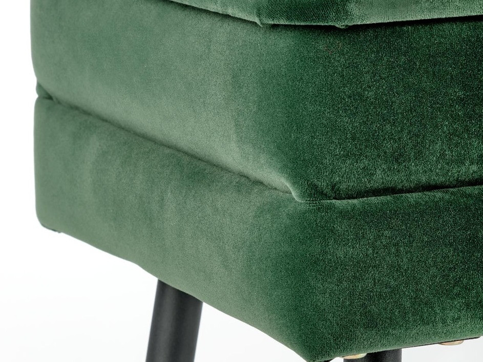 Panca imbottita Houston 1255 (Verde scuro + Nero)