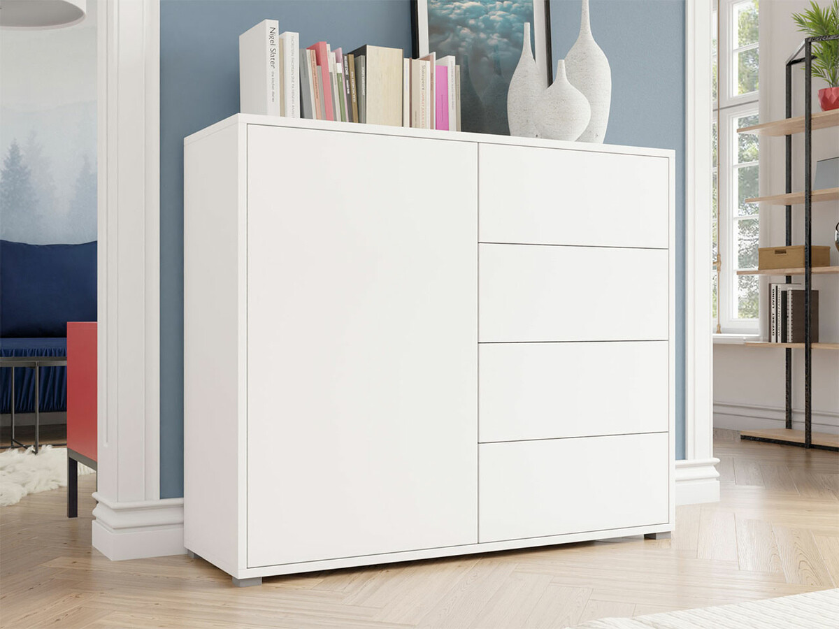 Cassettiera Comfivo Tutela I (Bianco + Opaca bianco)