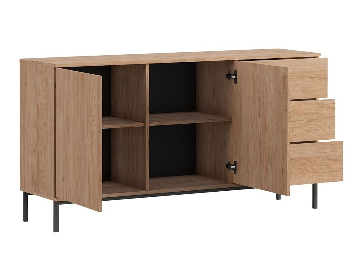 Parete attrezzata Lomsore 110 (Luminoso legno)