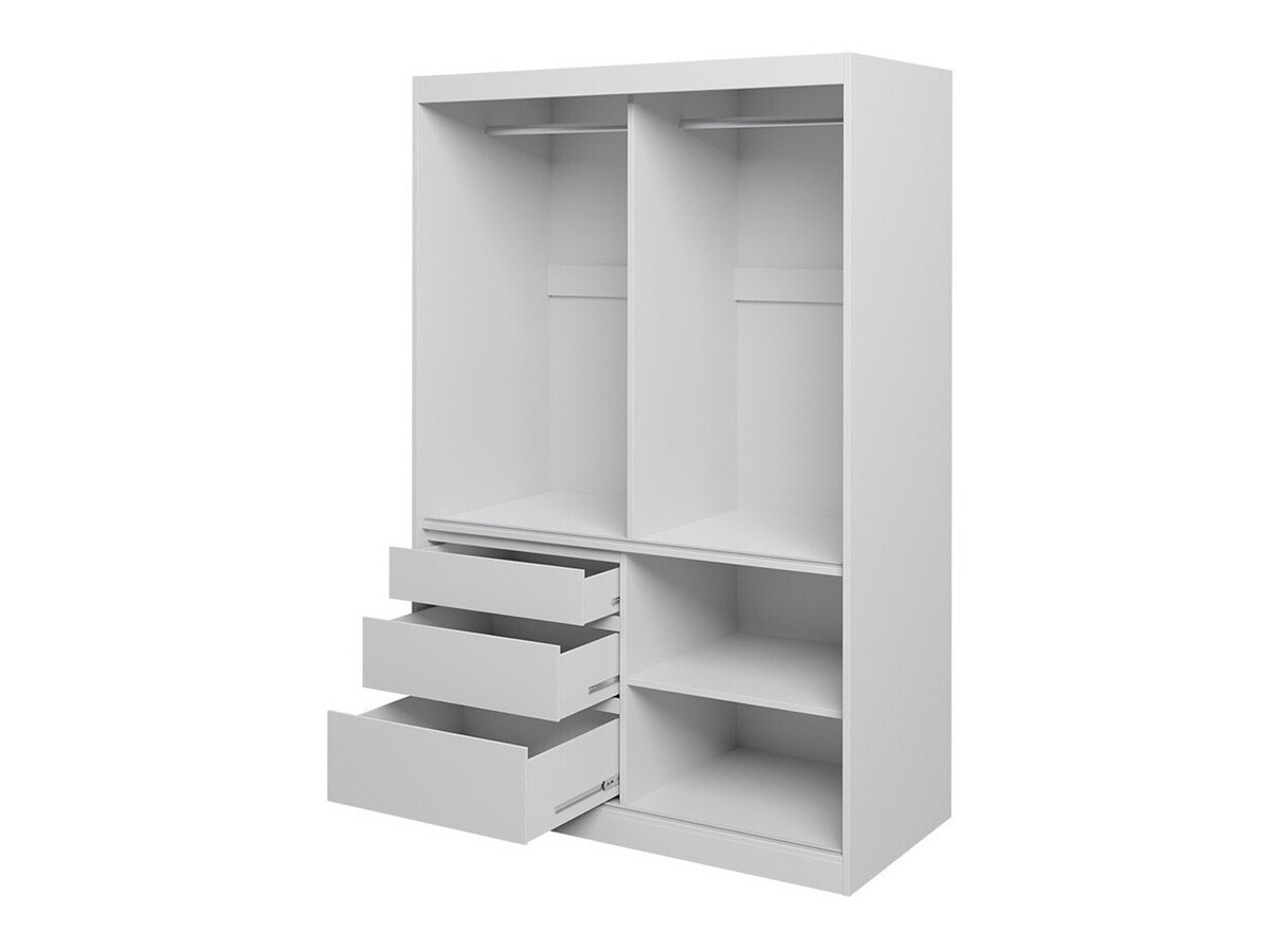 Armadio Toledo 115 (Quercia di lefkada + Nero opaco)