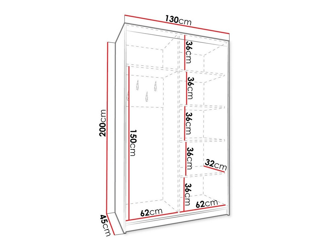 Guardaroba Hartford 220