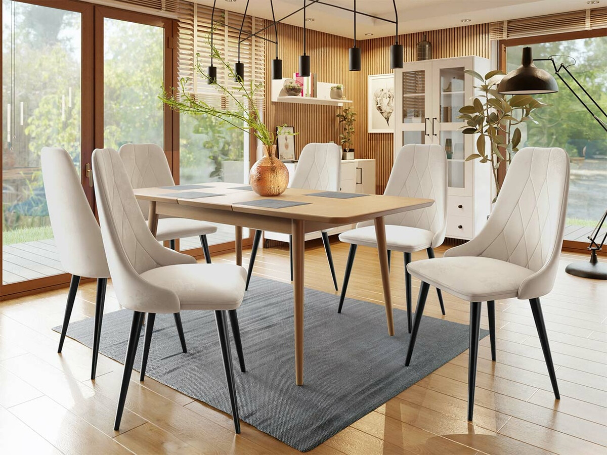 Set sala da pranzo Racine 125 (Marrone)