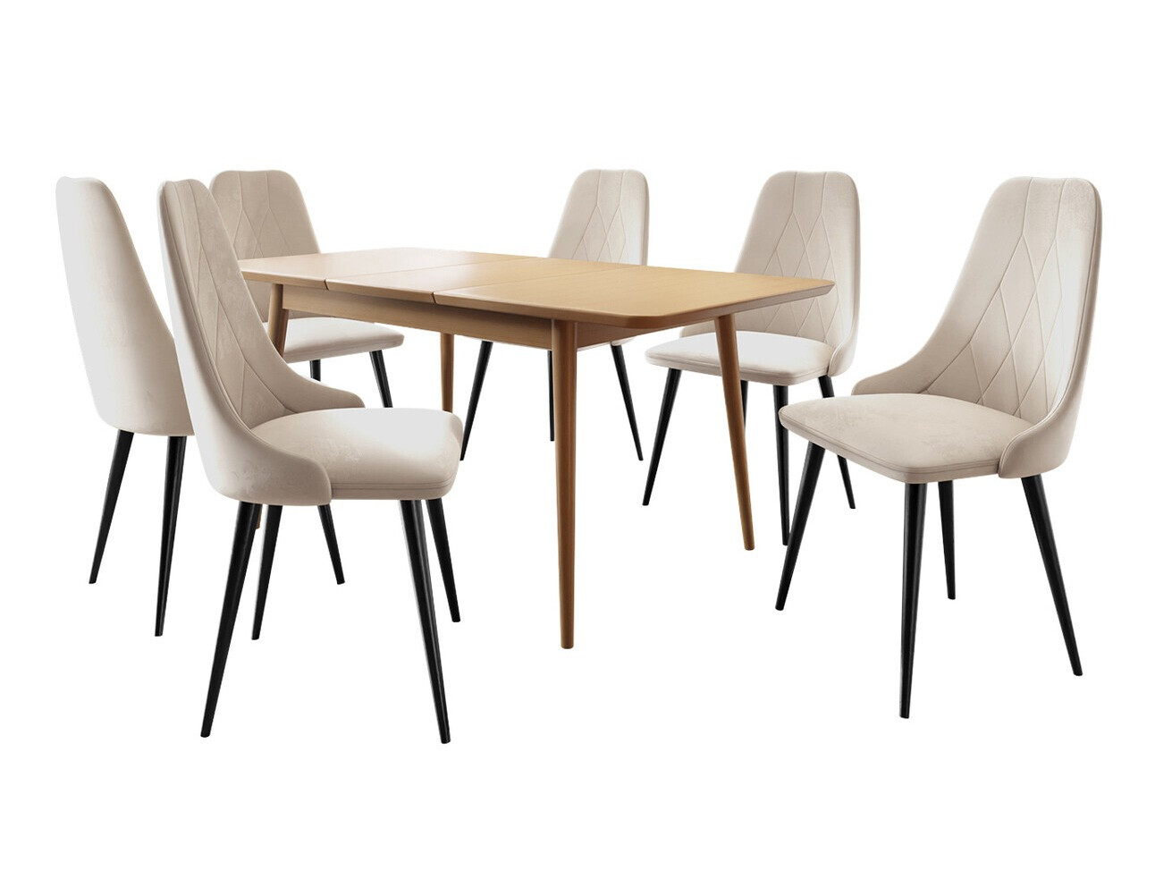 Set sala da pranzo Racine 125 (Marrone)