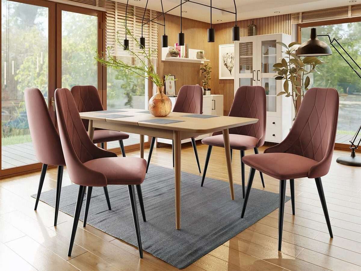 Set sala da pranzo Racine 125 (Marrone)