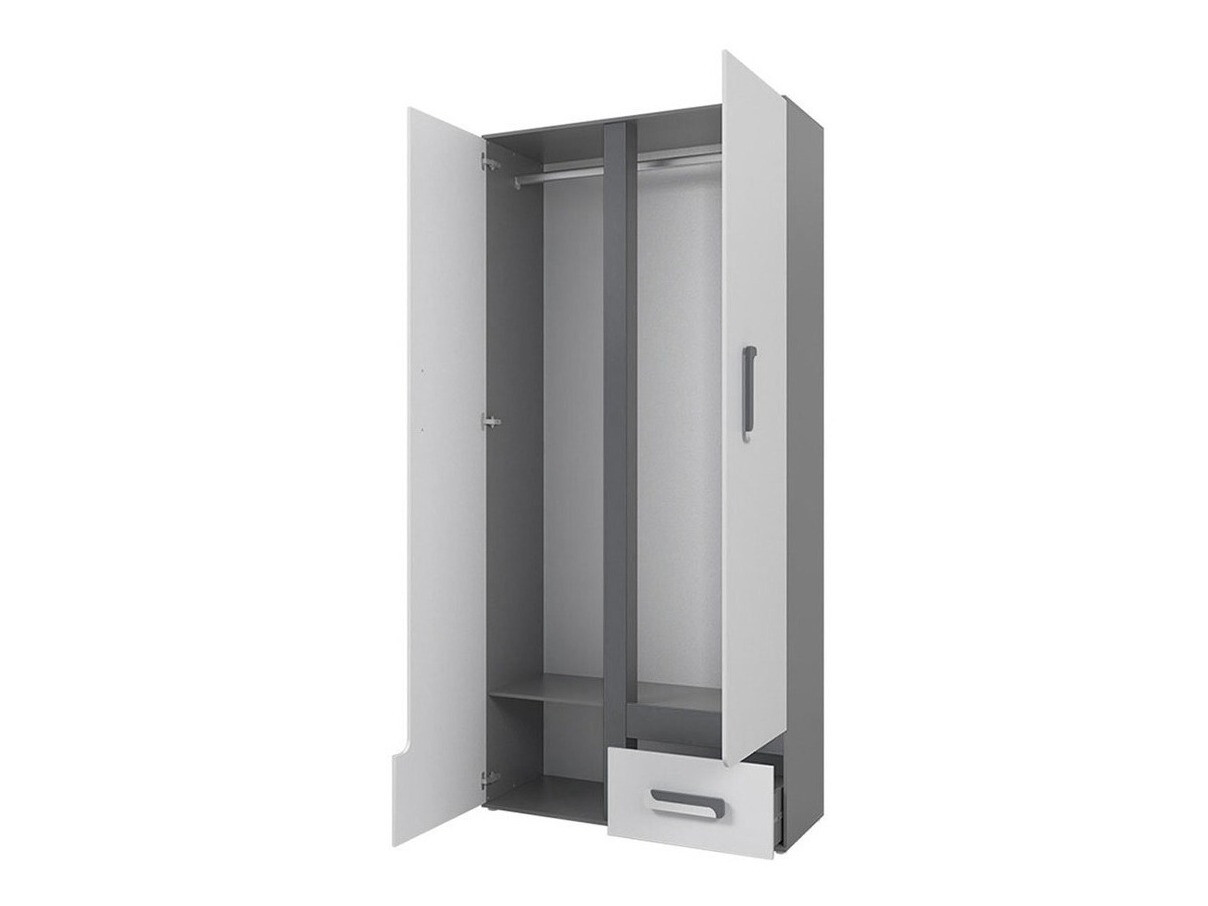 Armadio Aviseve 106 (Antracite + Bianco)