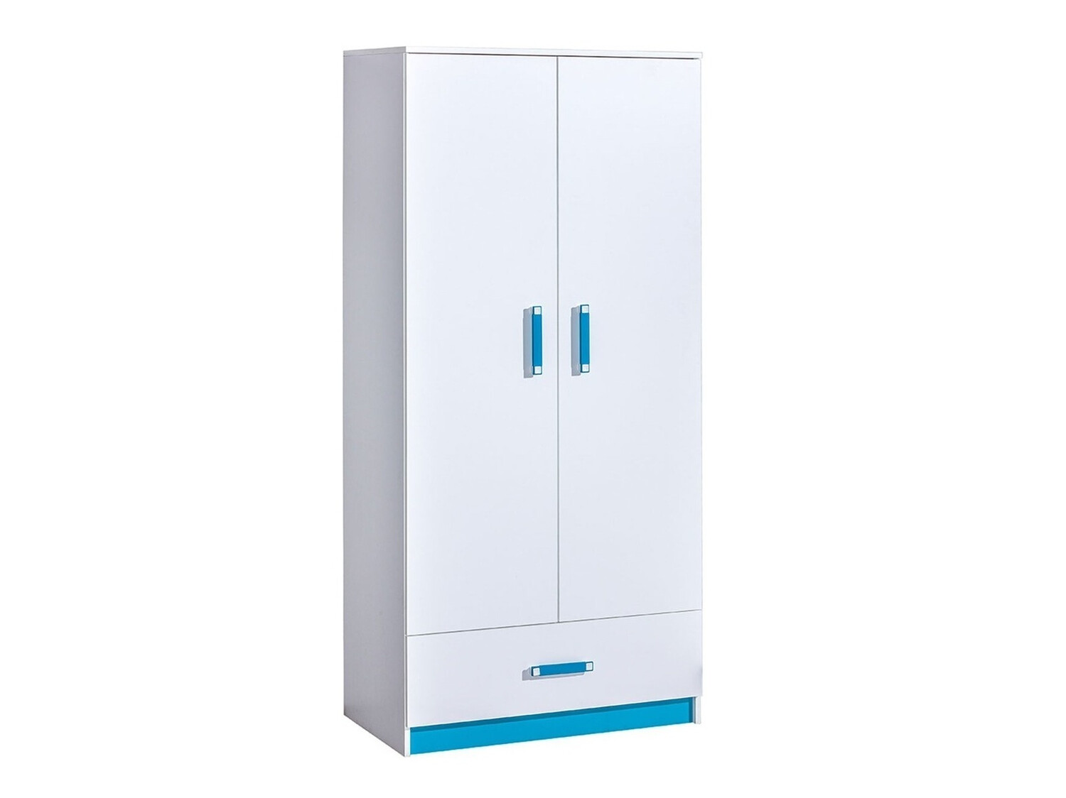 Armadio Sorviru 103 (Bianco + Turchese)