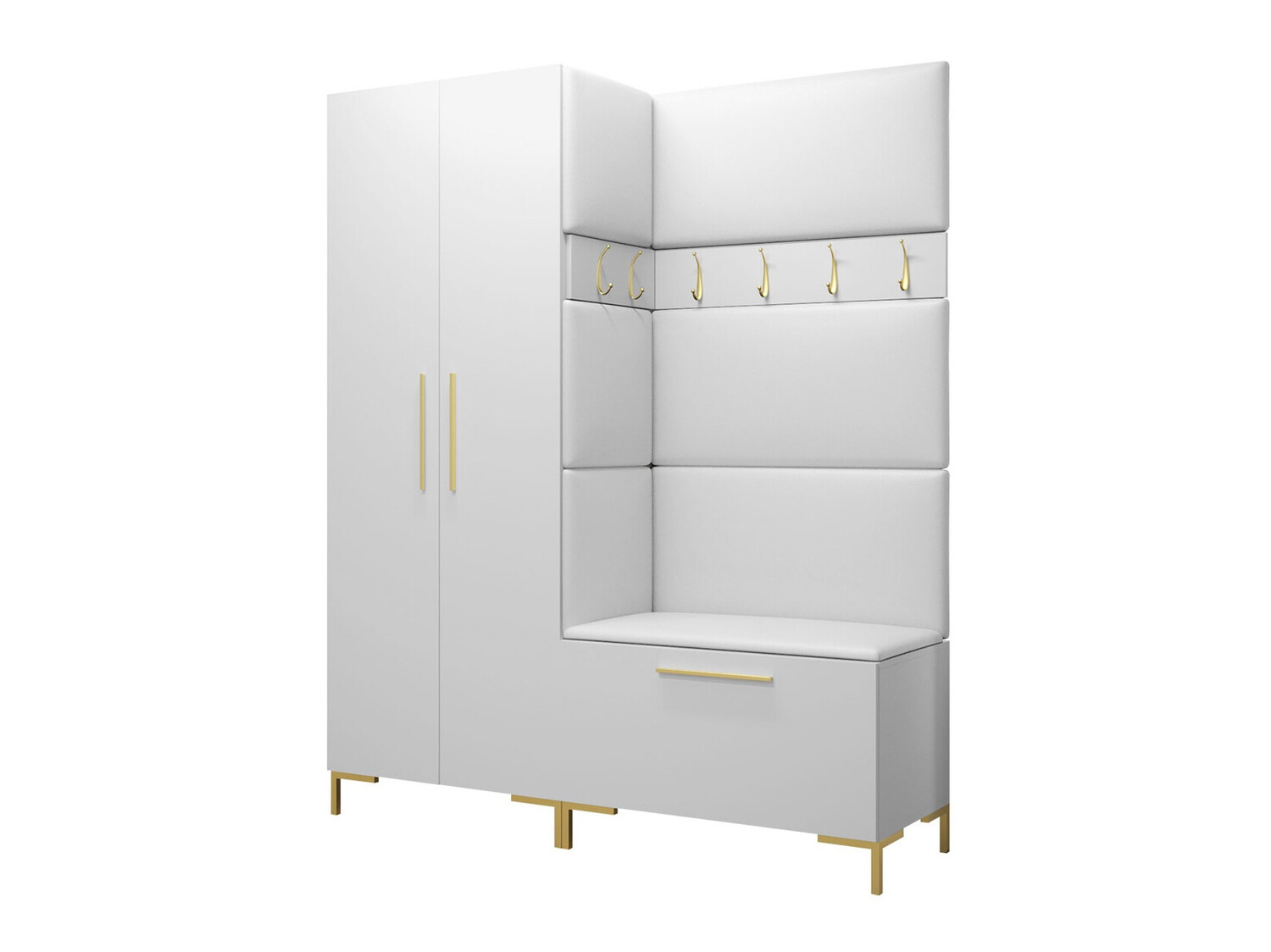 Set arredo da corridoio Nomal I (Bianco)