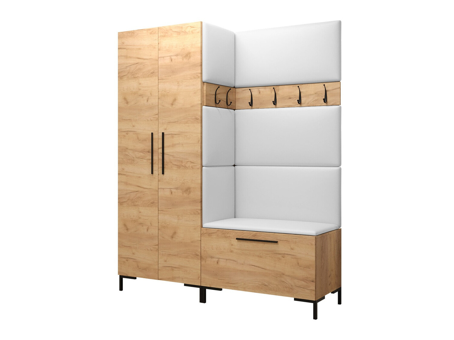 Set arredo da corridoio Nomal I (Craft quercia)