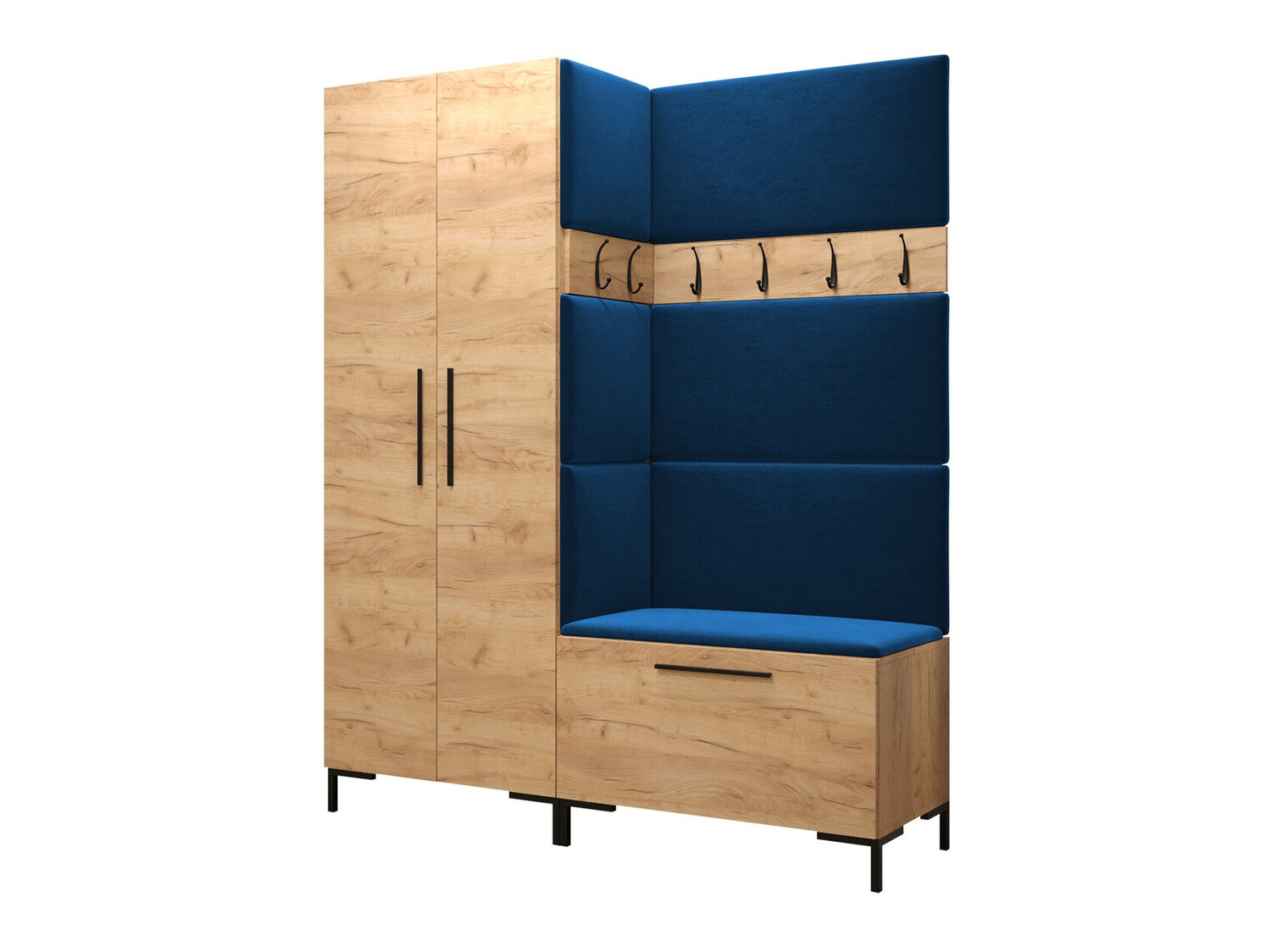 Set arredo da corridoio Nomal I (Craft quercia)