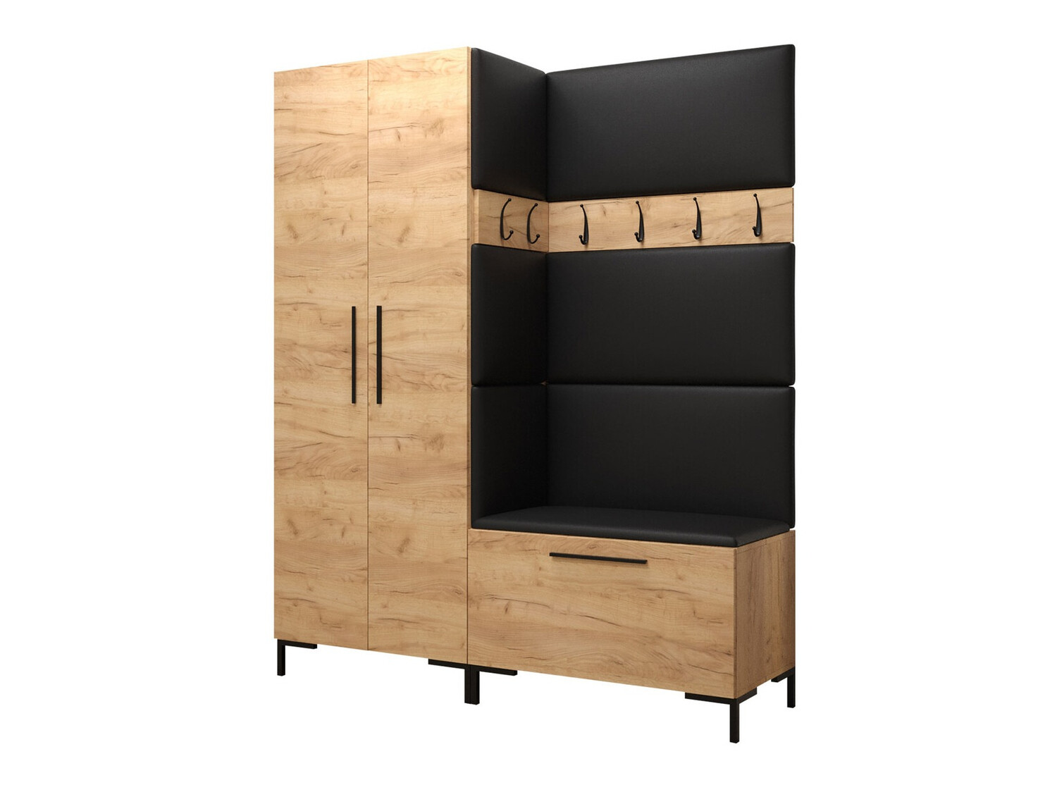 Set arredo da corridoio Nomal I (Craft quercia)
