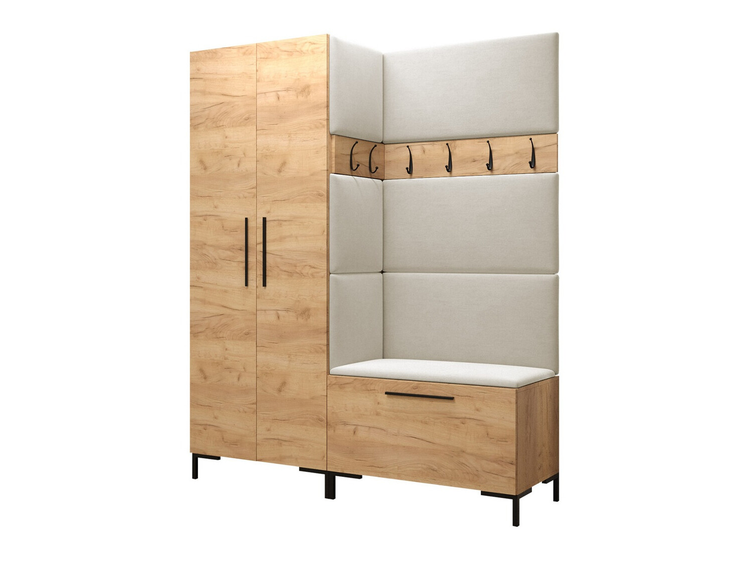 Set arredo da corridoio Nomal I (Craft quercia)