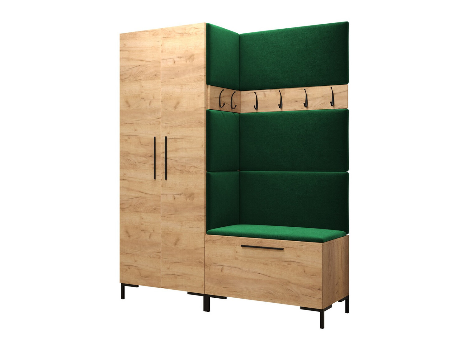 Set arredo da corridoio Nomal I (Craft quercia)