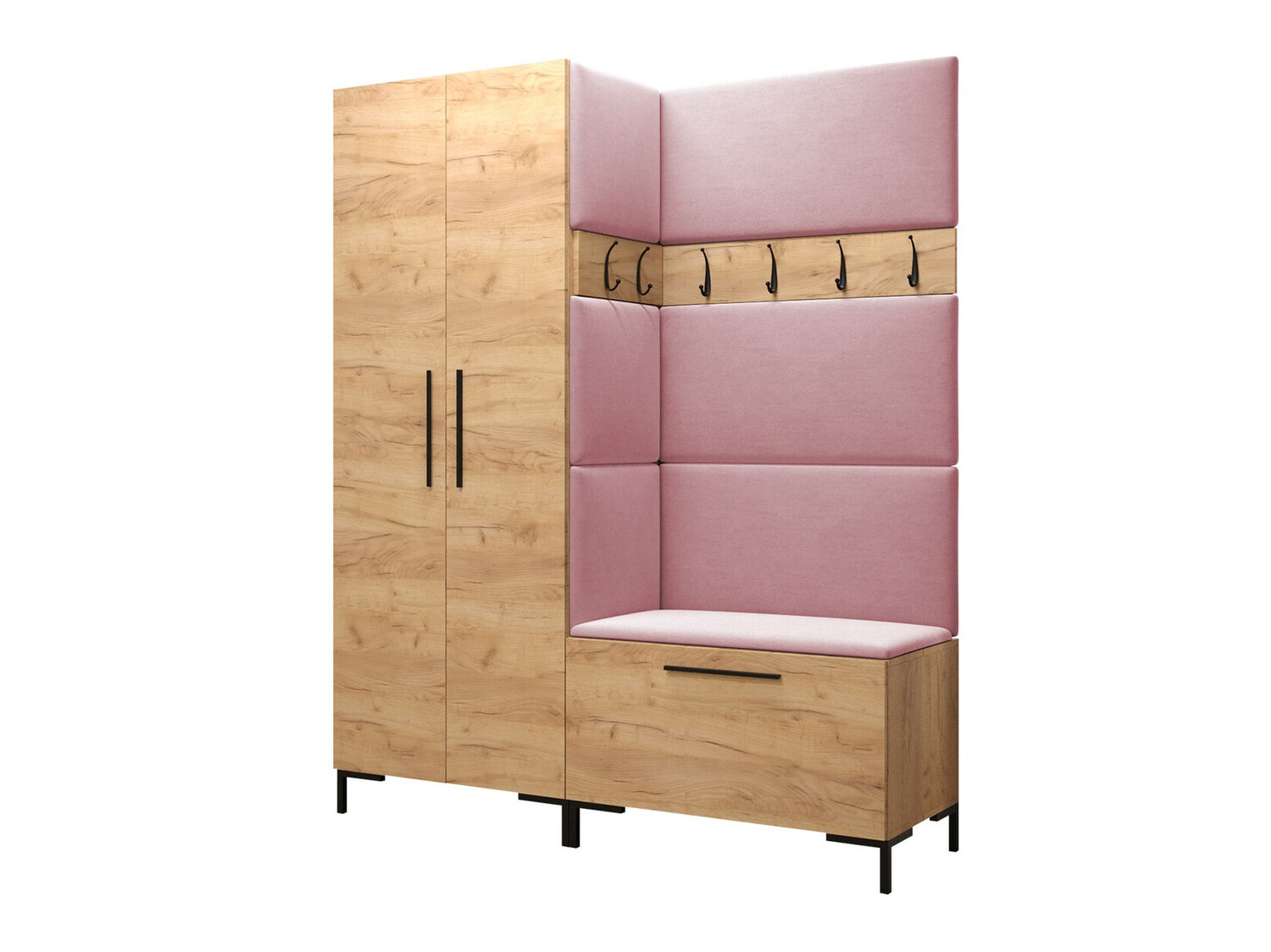 Set arredo da corridoio Nomal I (Craft quercia)