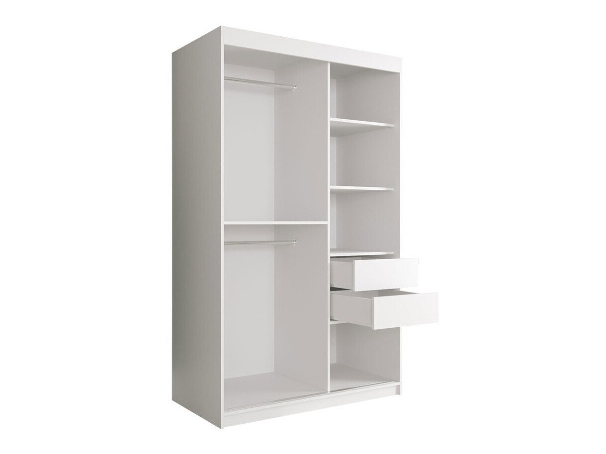 Armadio Hartford 253 (Nero opaco + Marmo nero)